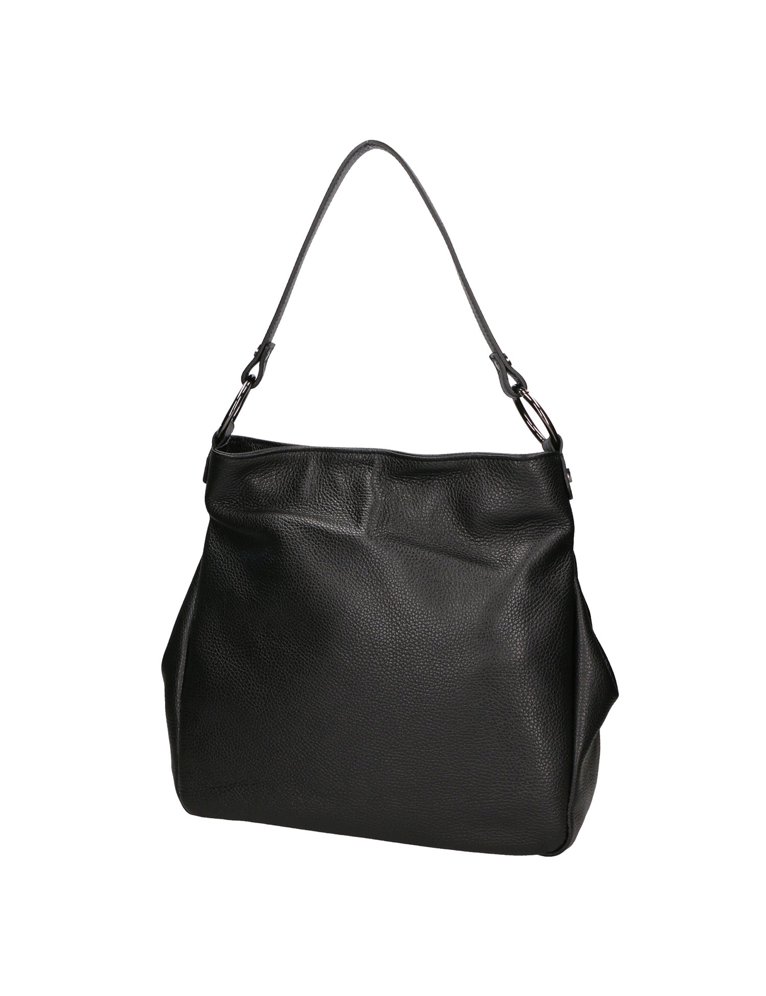 Bea Borsa a spalla da donna 100% pelle 05710-D28 NERO BLACK Gave Lux