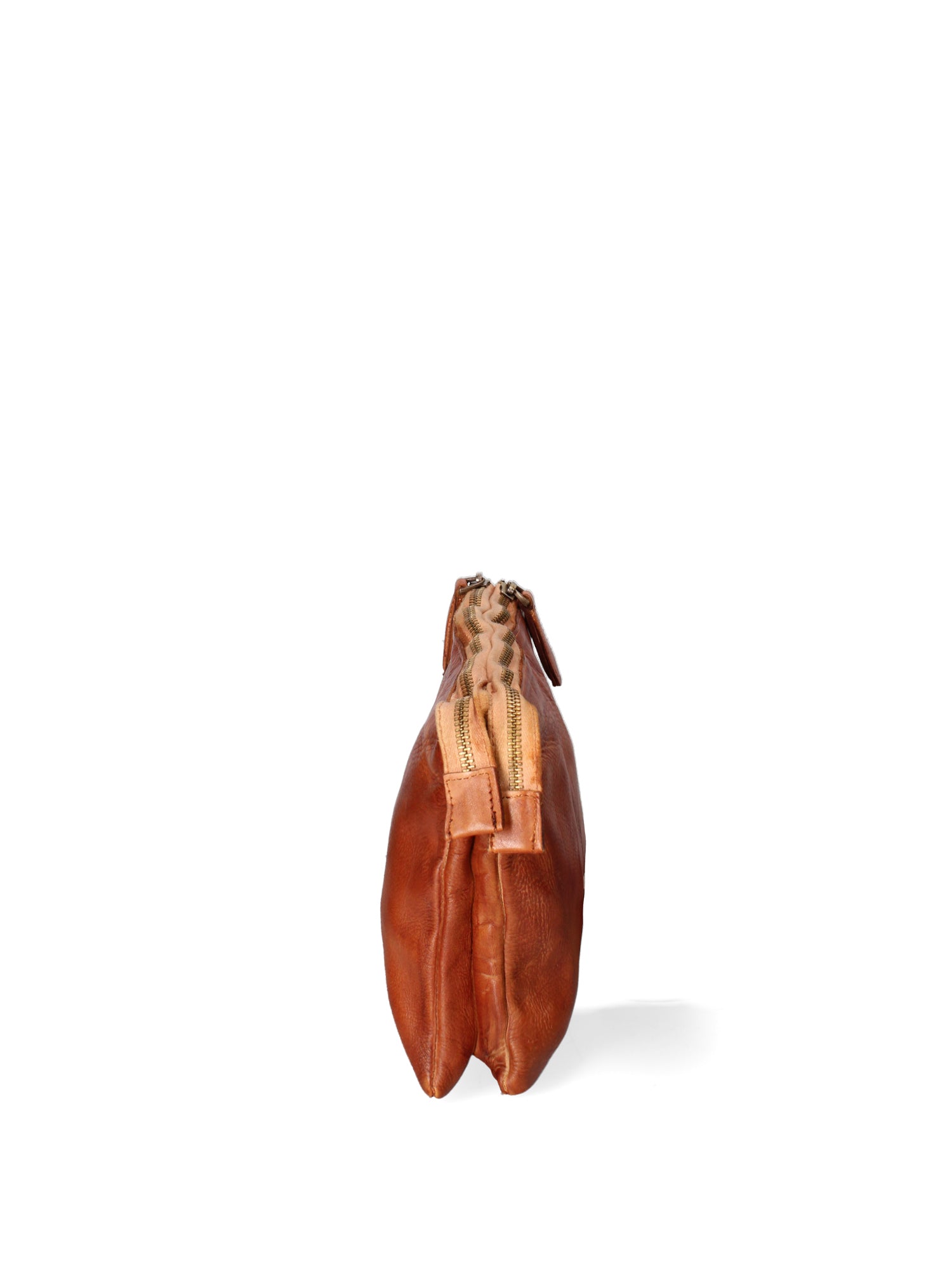 Lucca Borsa a tracolla da donna Vera pelle 1001-D17 CUOIO SCURO Gave Lux