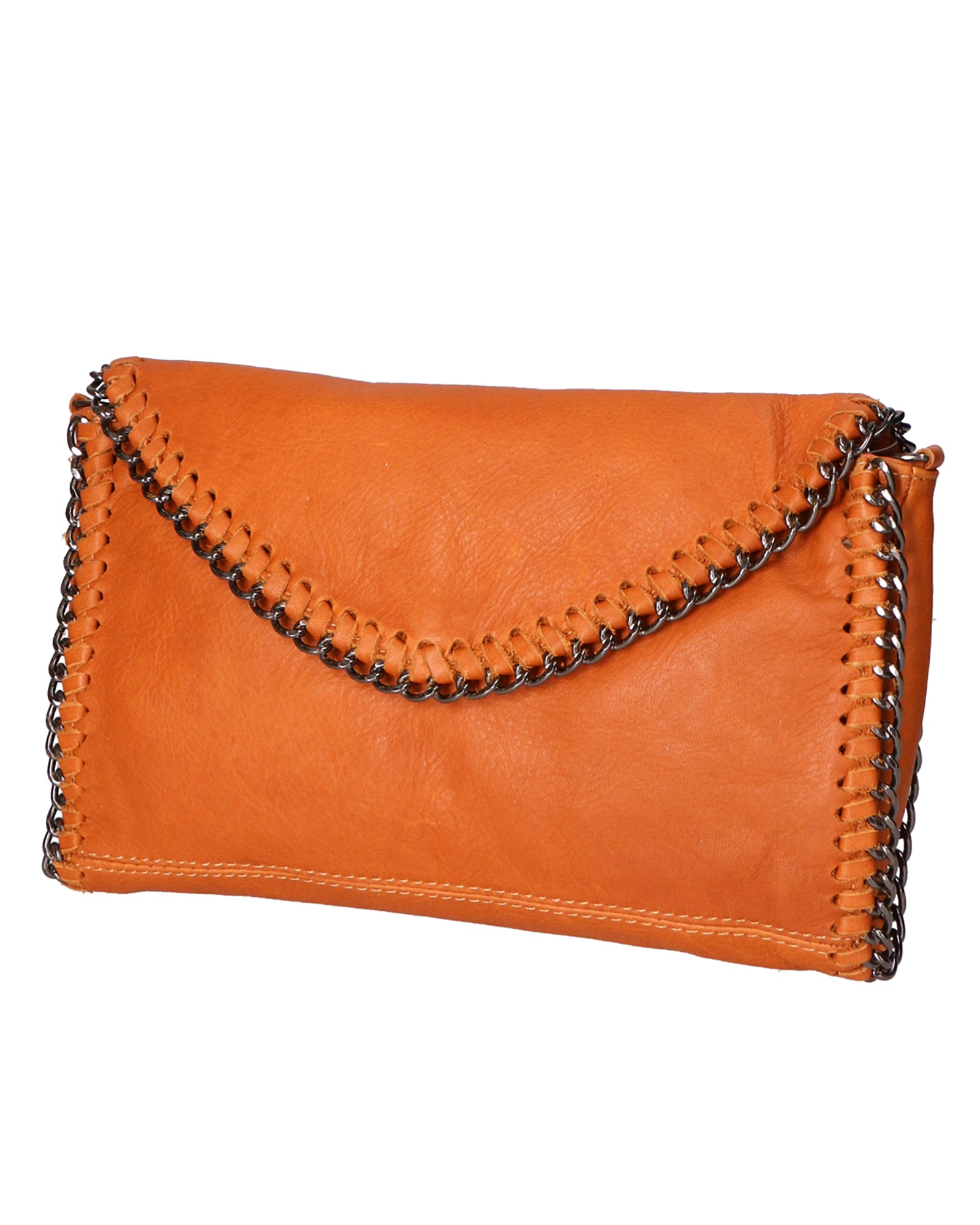 Liora 1330-CUOIO Pochette donna vera pelle Gave Lux