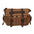 Melania Borsa a spalla unisex Canvas e vera pelle ZG3016-FANGO TAUPE Gave Lux