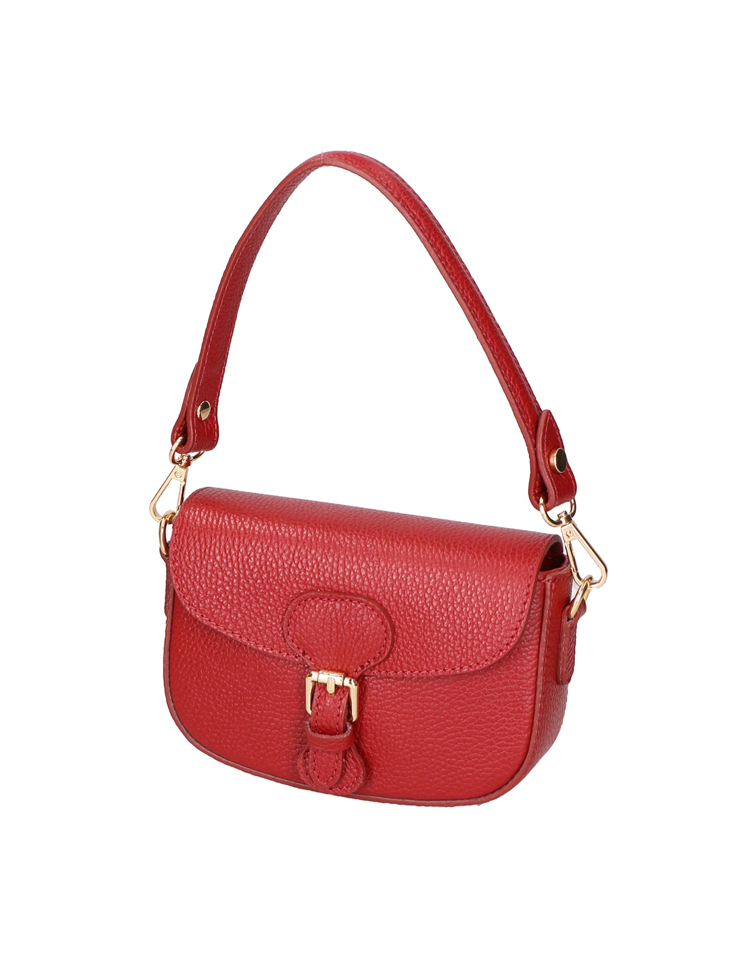 Viktoria Borsa a spalla da donna Vera pelle 06526-D10 ROSSO SCURO Gave Lux