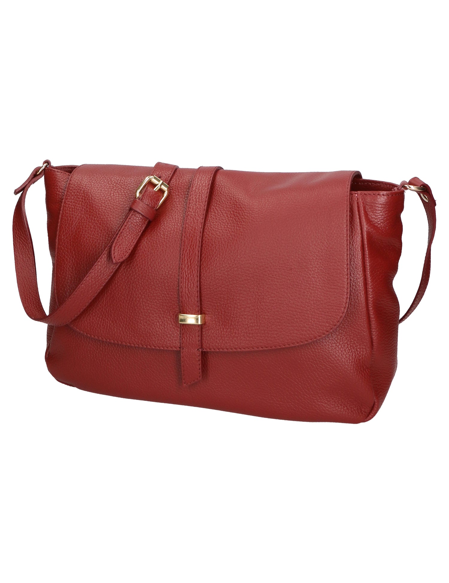 Veronica Borsa a spalla da donna Vera pelle 06519-D10 ROSSO SCURO Gave Lux
