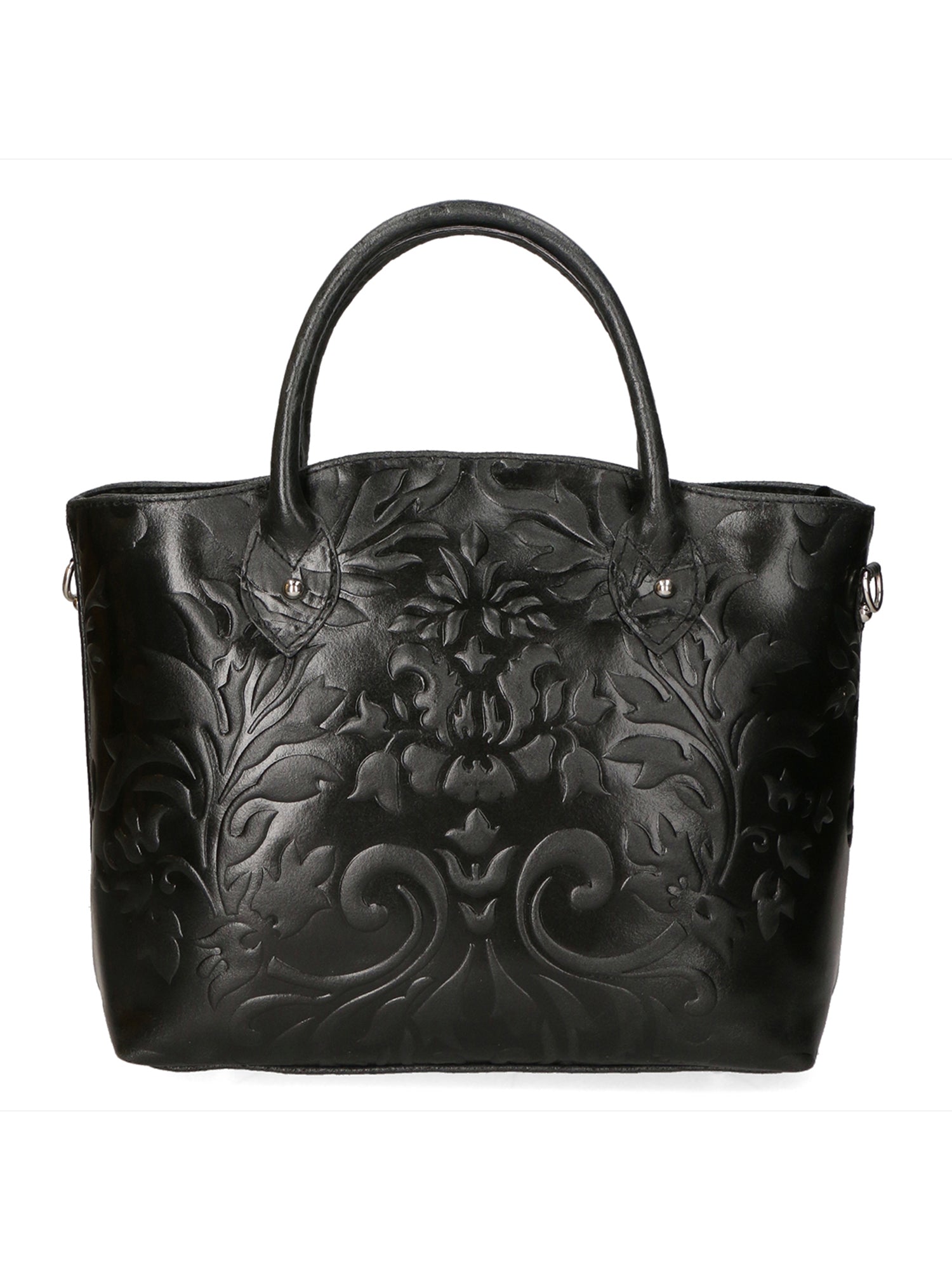 Enza Borsa a mano da donna Vera pelle 8007023FBG-019 NERO Gave Lux