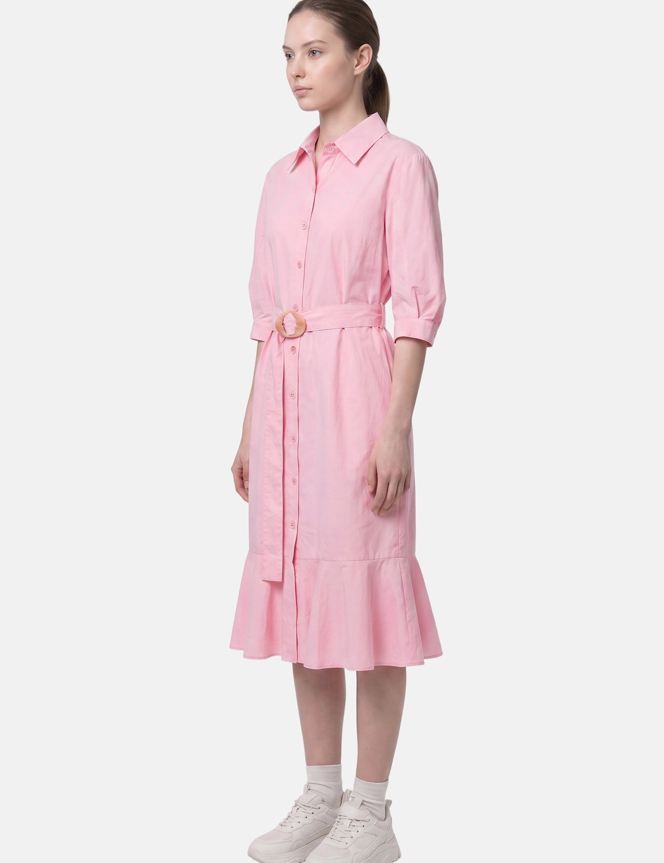 Vestito in Cotone Rosa