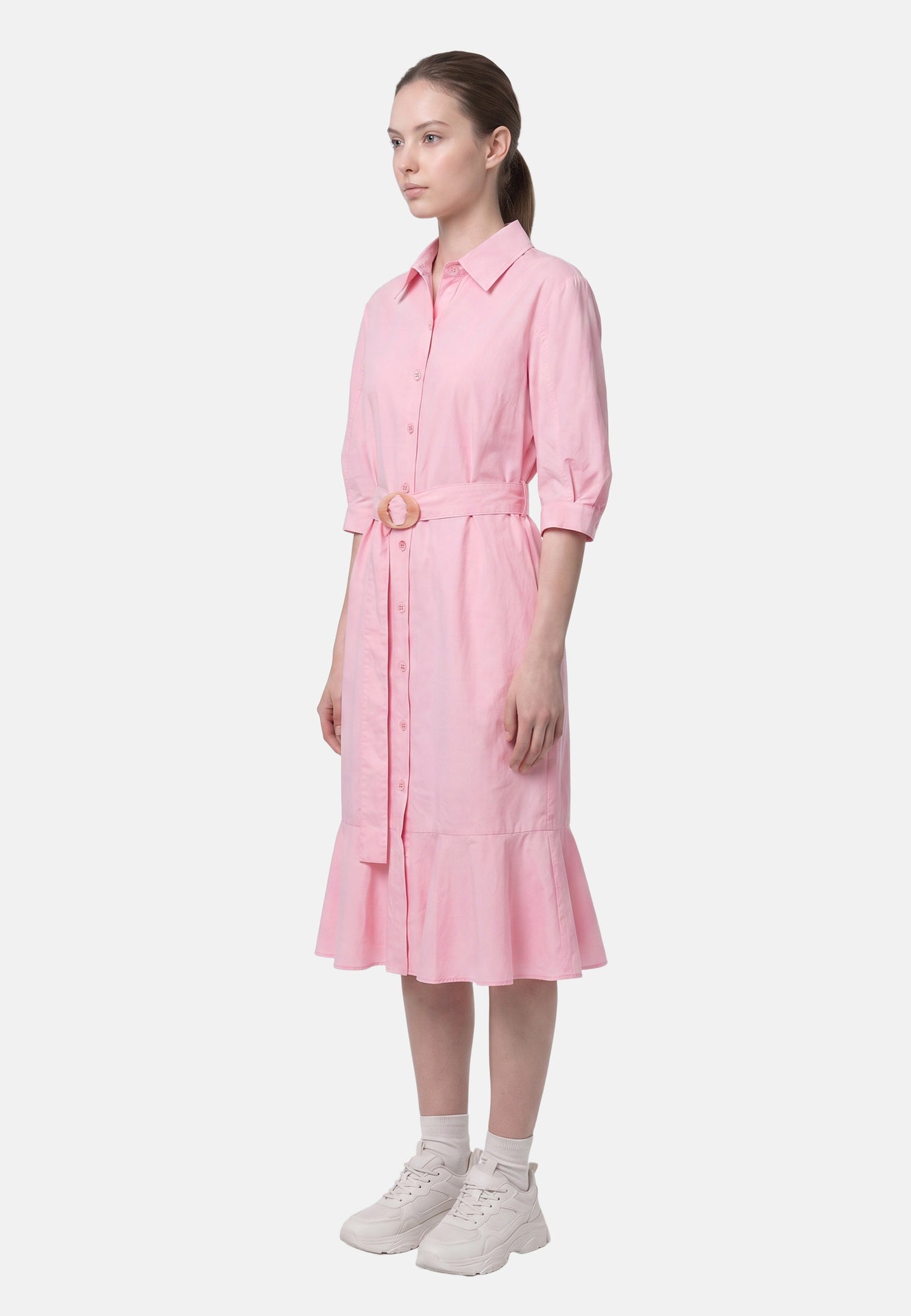 Vestito in Cotone Rosa