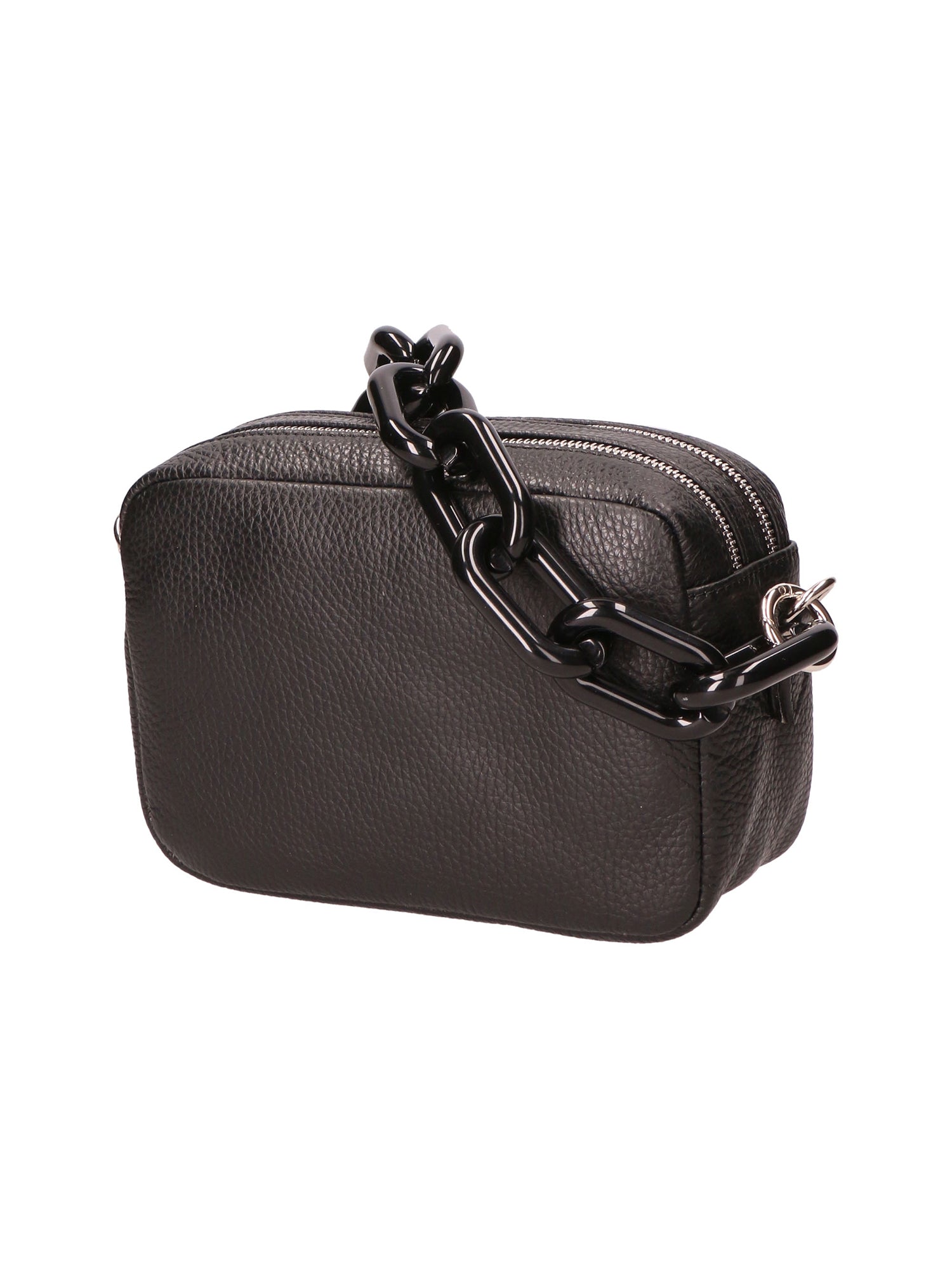 Barbara Borsa a spalla da donna Vera pelle 05706-D28 NERO BLACK Gave Lux