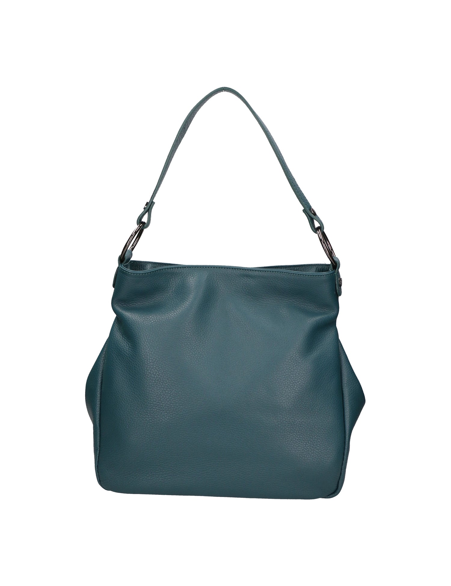 Bea Borsa a spalla da donna 100% pelle 05710-D33 PETROLIO Gave Lux