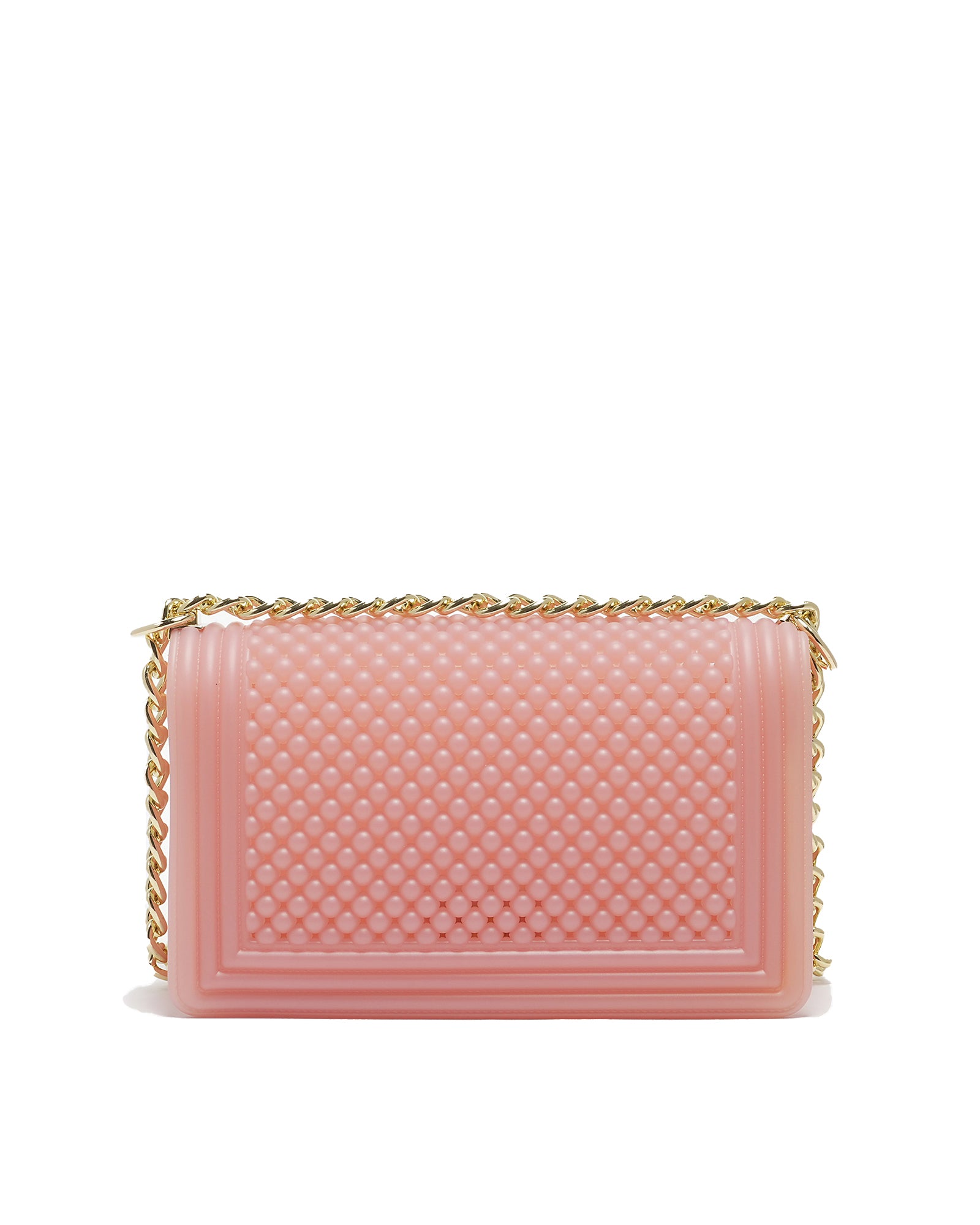 Borsa a mano da donna 100% Pvc FLAT M BALL-MAUVE + LIGHT GOLD Marc Ellis