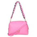 Livia Borsa a spalla da donna Vera pelle 06443-PINK Gave Lux