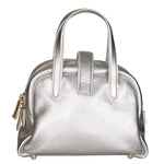 Borsa a mano da donna 100% vera pelle MYB-6008-FW-DL1 ARGENTO My Best Bag