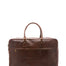 Borsa da viaggio unisex vera pelle 100% cotone 4562-TESTA DI MORO Alessia Firenze