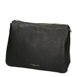 Borsa a tracolla da donna 100% pelle MYB-6049-FW-D28 NERO BLACK My Best Bag