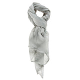 Silvia L2003-GRIGIO CHIARO Foulard unisex Cotone e Seta Gave Lux