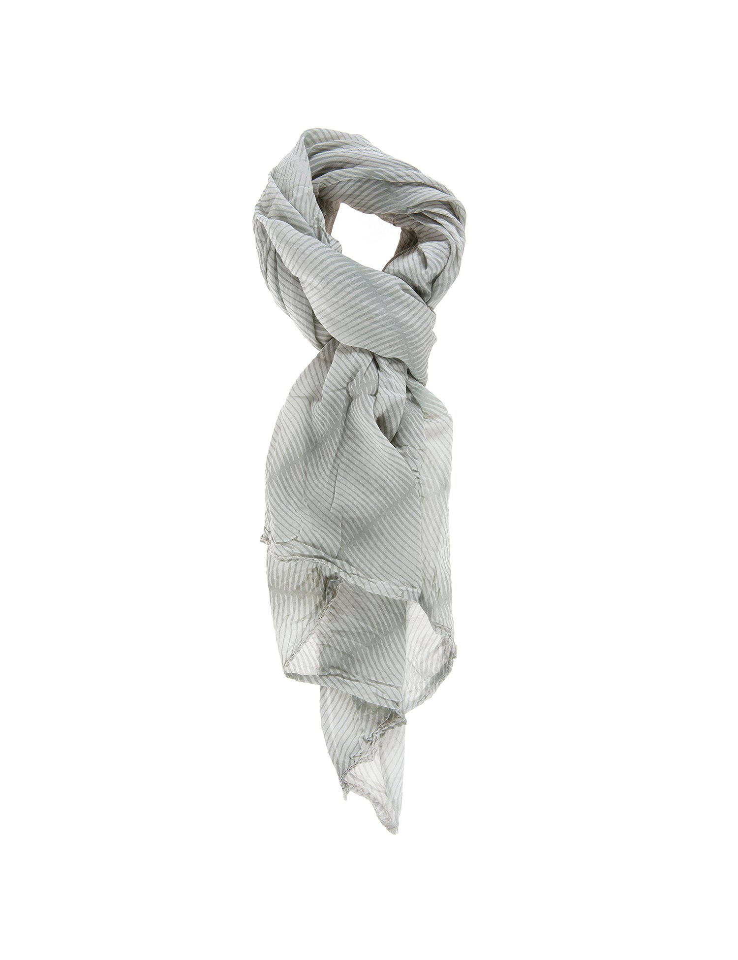 Silvia L2003-GRIGIO CHIARO Foulard unisex Cotone e Seta Gave Lux