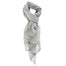 Silvia L2003-GRIGIO CHIARO Foulard unisex Cotone e Seta Gave Lux