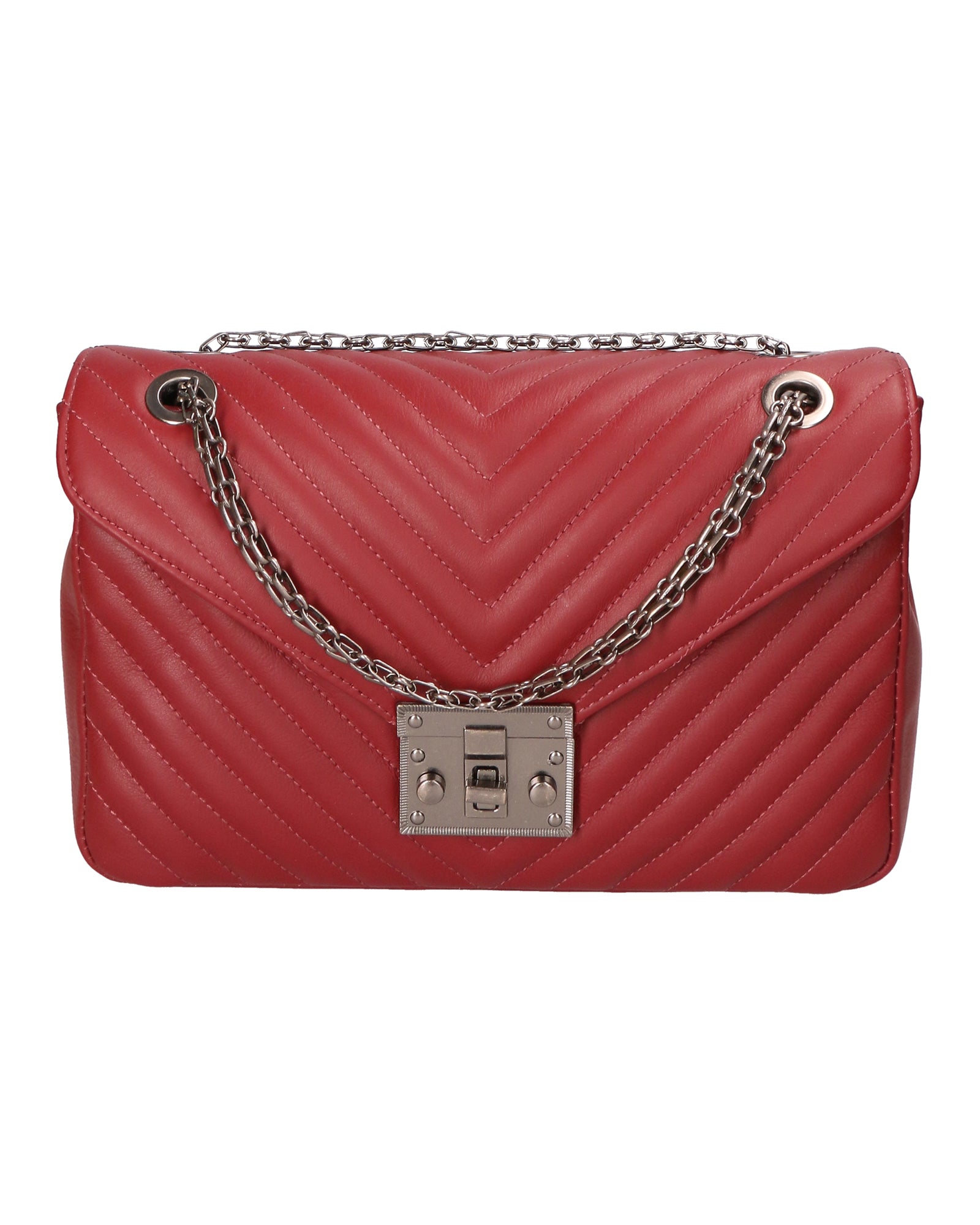 Frannie Borsa a tracolla da donna Vera Pelle 556108-S10 RUBINO Chiara Ferretti