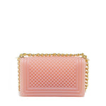 Borsa a mano da donna 100% Pvc FLAT S BALL-MAUVE + LIGHT GOLD Marc Ellis