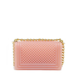 Borsa a mano da donna 100% Pvc FLAT S BALL-MAUVE + LIGHT GOLD Marc Ellis