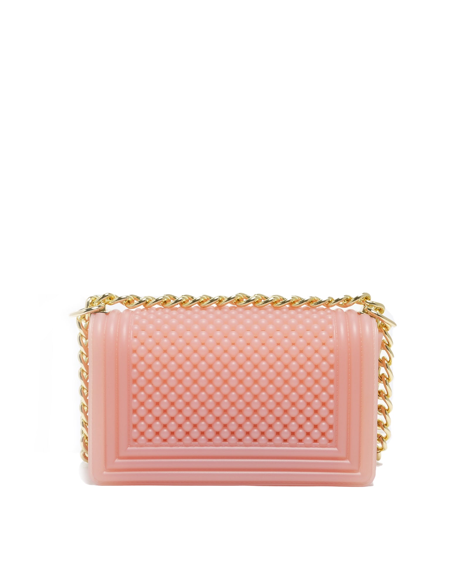 Borsa a mano da donna 100% Pvc FLAT S BALL-MAUVE + LIGHT GOLD Marc Ellis