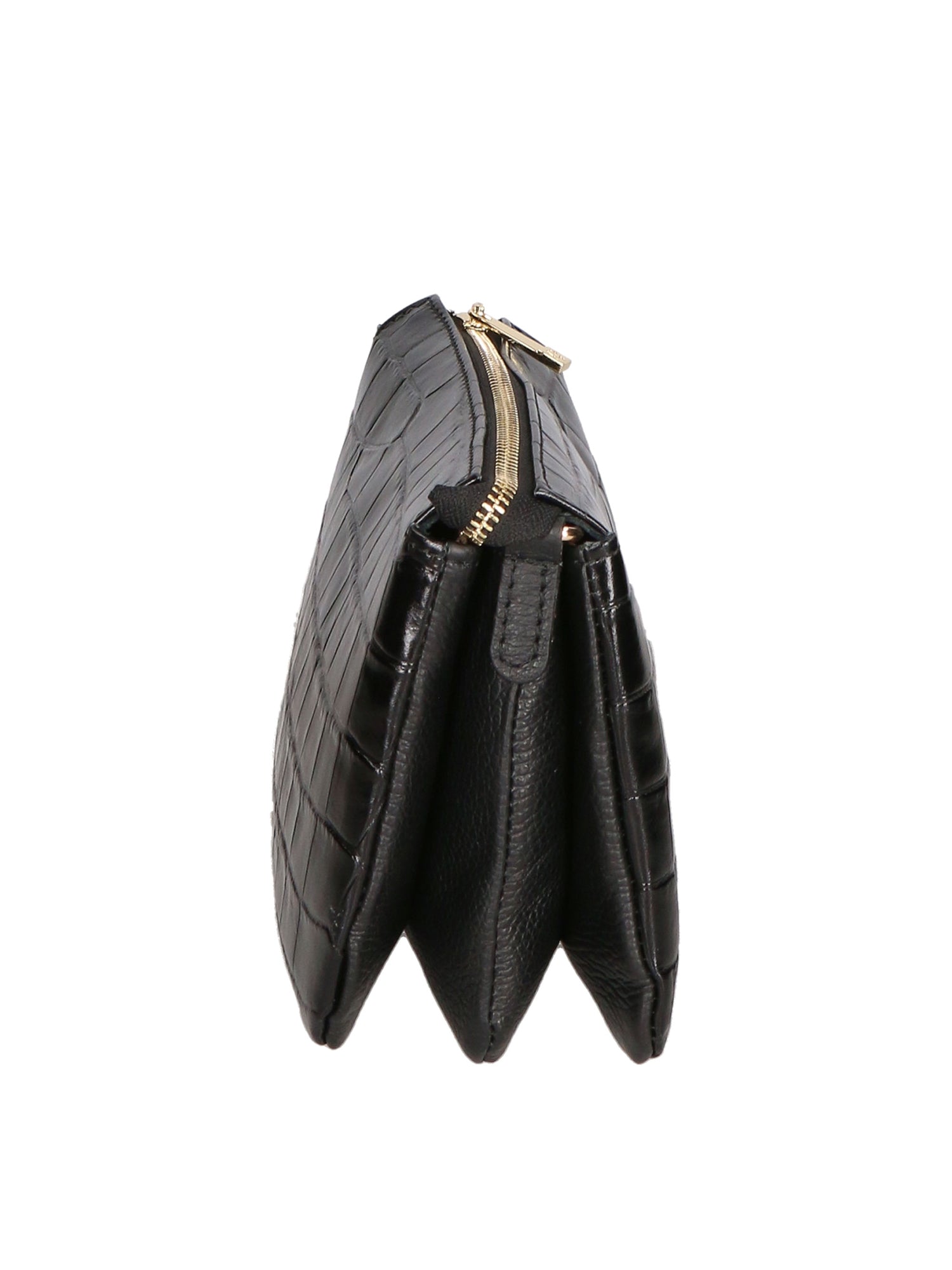 Borsa a mano da donna Vera pelle stampata coccodrillo MYB-7019-SS-C28 NERO My Best Bag