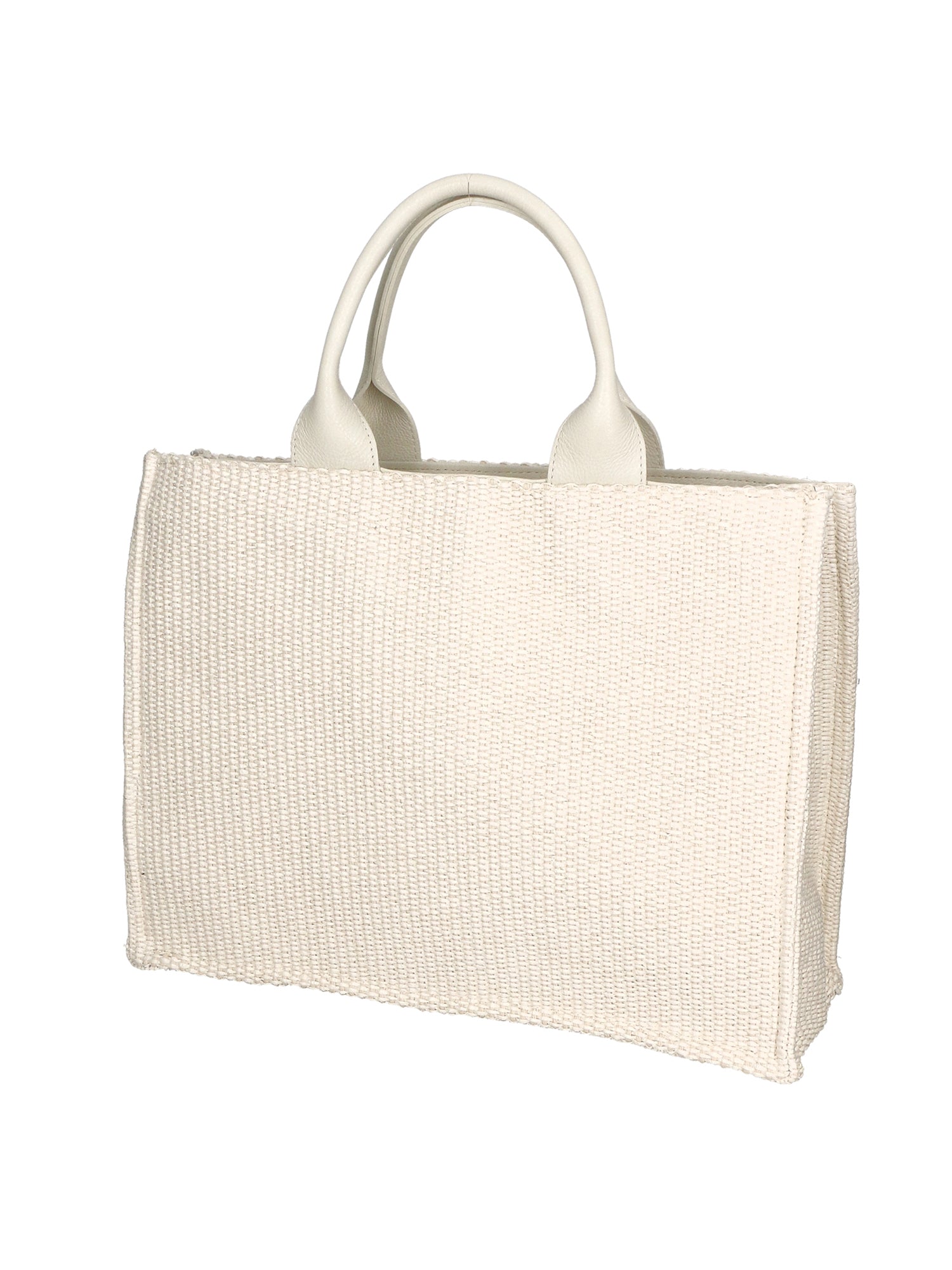 Borsa a mano da donna Misto pelle e tessuto MYB-05117-SS-148+S03 BEIGE My Best Bag