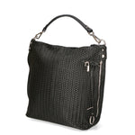 Elga Borsa a spalla da donna Vera pelle 80051-NERO Gave Lux
