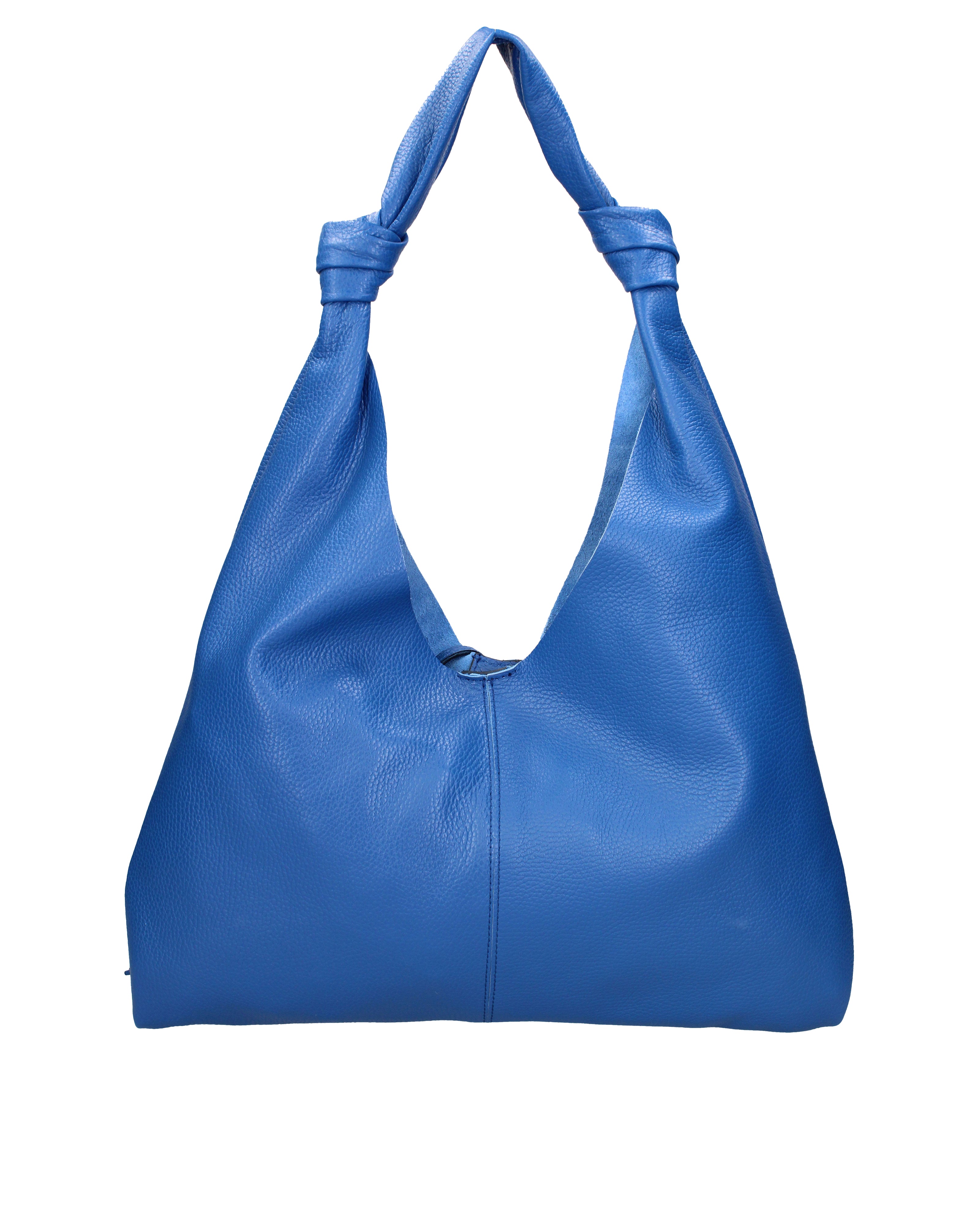 Borsa a spalla da donna 100% vera pelle 07156-D22 BLUETTE Viola Castellani