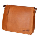 Borsa a tracolla da uomo Vera pelle RFID HILB-3075-CUOIO Hill Burry