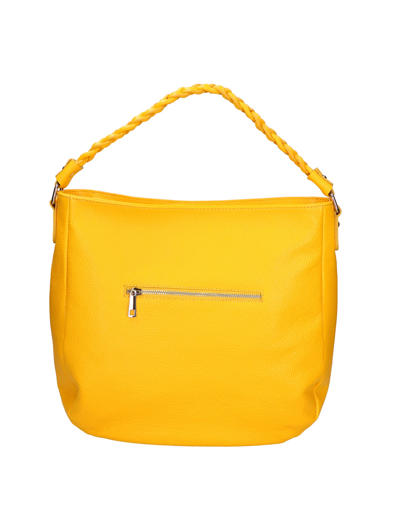 Gaia Borsa a spalla da donna Vera pelle 05897-C04 GIALLO Gave Lux