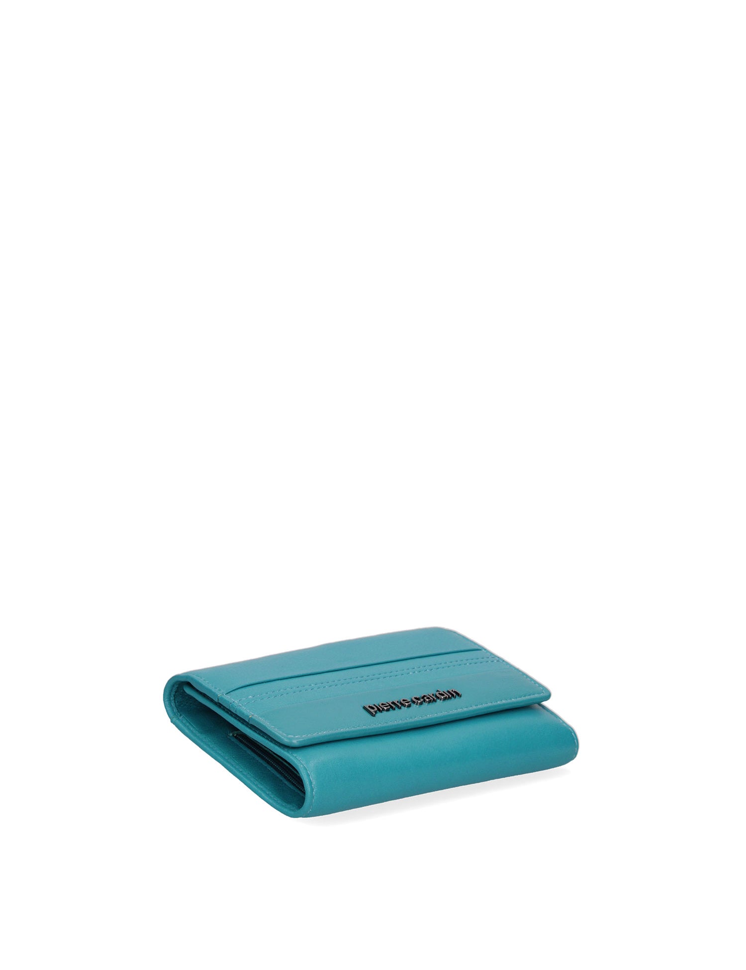 Portafoglio donna vera pelle Casual 6334-130-TURCHESE Pierre Cardin