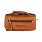Borsa a tracolla da uomo in vera pelle RFID HILB-3351-CUOIO Hill Burry