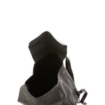 Zaino unisex in vera pelle 100% cotone 4590-NERO Alessia Firenze