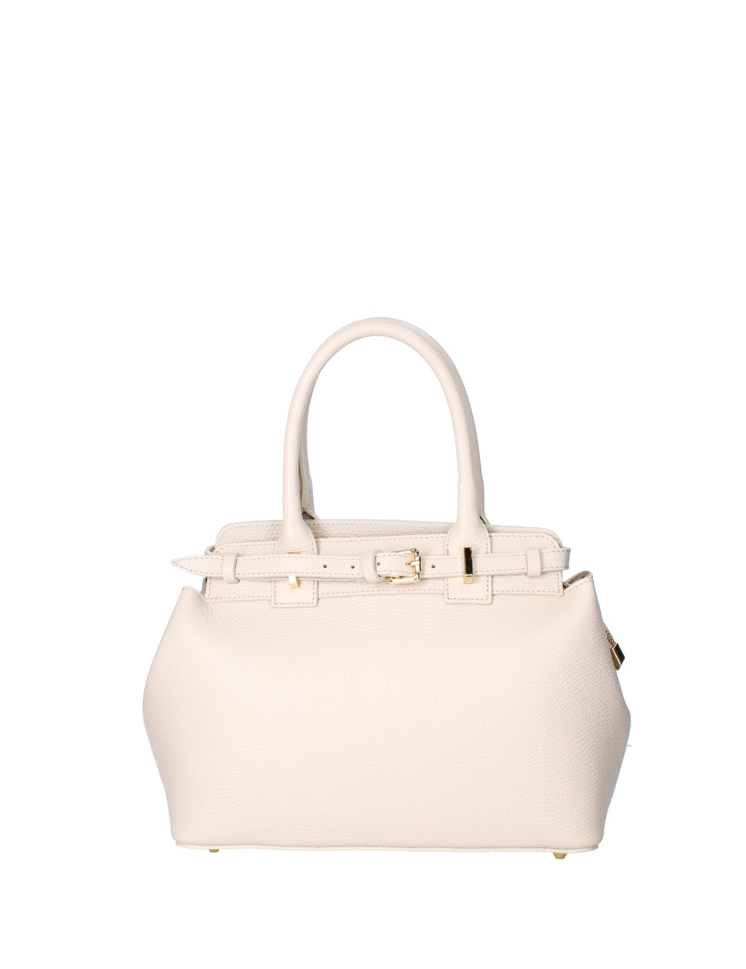 Borsa a mano da donna Vera Pelle 07146-D37 LATTE Viola Castellani