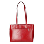 Flora Borsa a spalla da donna Vera pelle 9118-ROSSO RED Gave Lux
