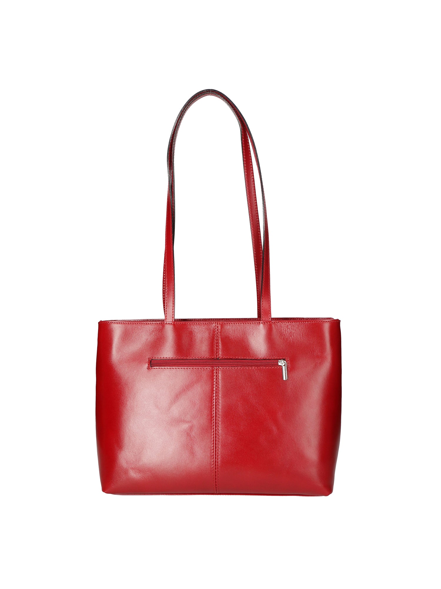 Flora Borsa a spalla da donna Vera pelle 9118-ROSSO RED Gave Lux