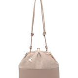 Borsa a Mano in Poliestere 100% Beige