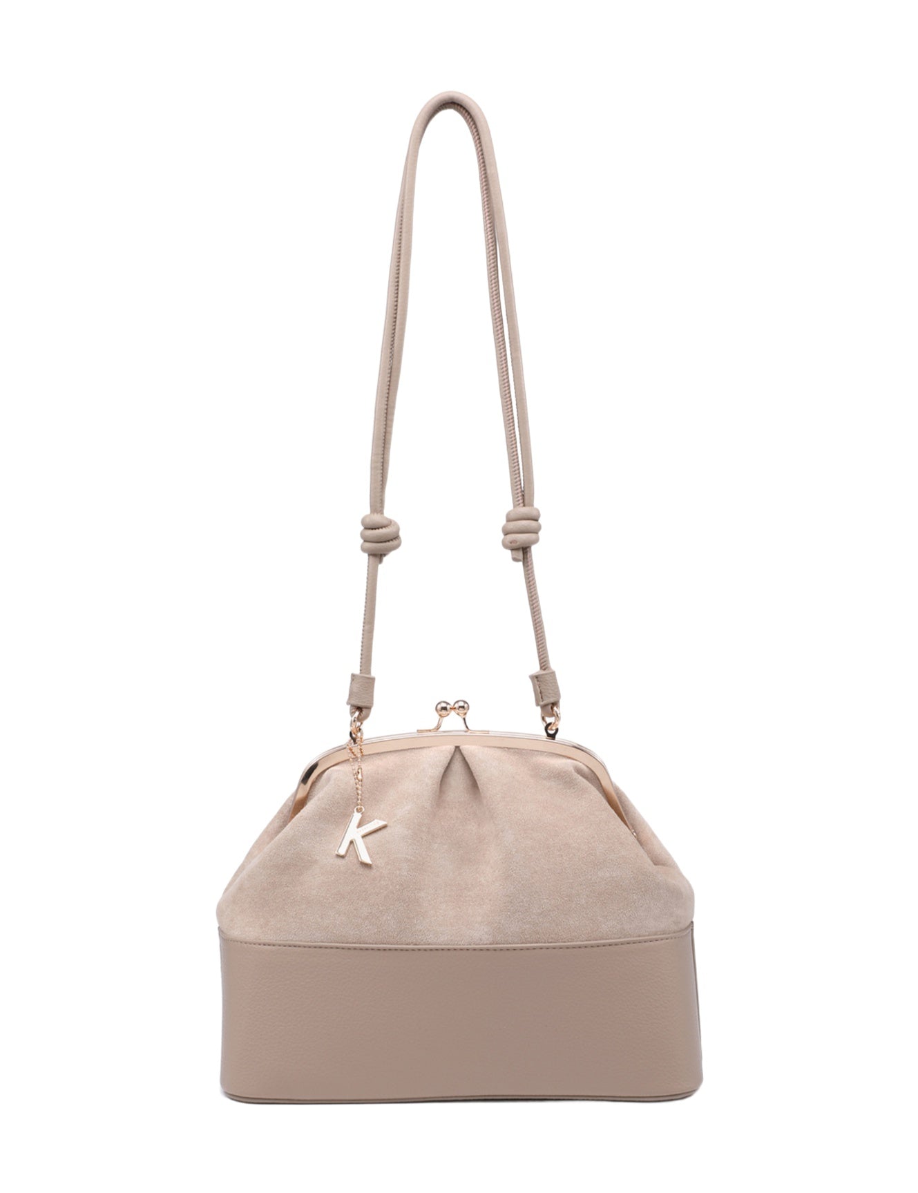 Borsa a Mano in Poliestere 100% Beige