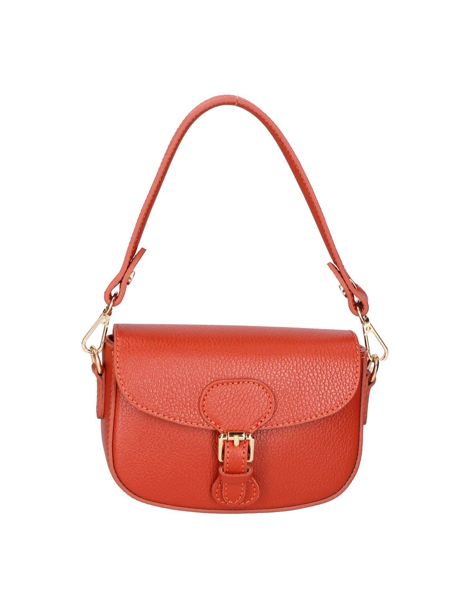 Viktoria Borsa a spalla da donna Vera pelle 06526-D61 MATTONE(HP) Gave Lux