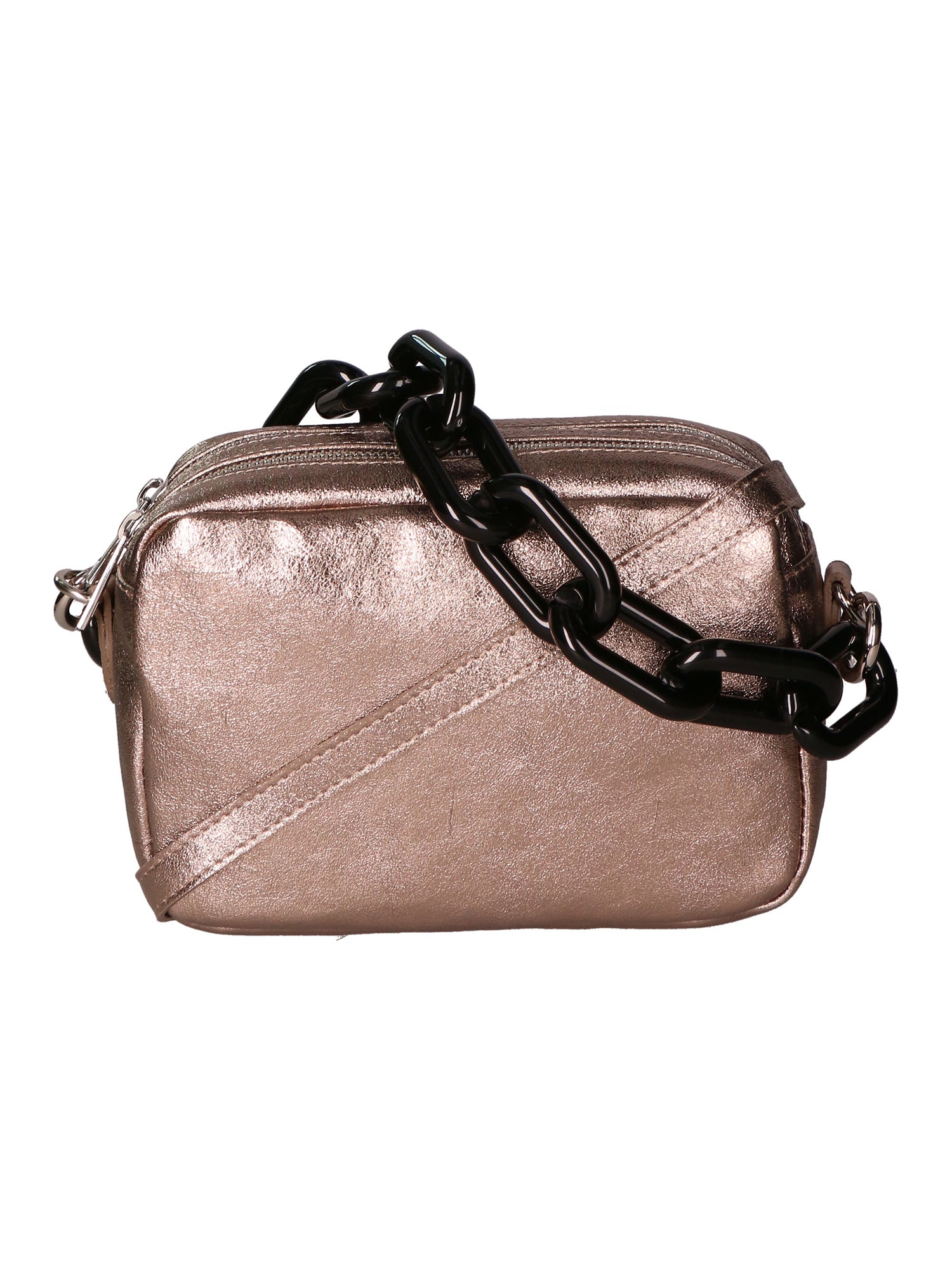 Barbara Borsa a spalla da donna Vera pelle 05706-L005 BRONZO Gave Lux
