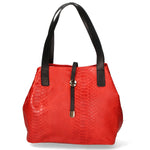 Clarissa Borsa a mano da donna Vera pelle 5276-023 ROSSO Gave Lux