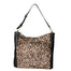 Asia Borsa a spalla da donna Vera pelle 05475-LEO BIANCO NERO 028 Gave Lux