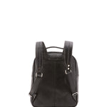 Zaino unisex in vera pelle Made in Italy 100% cotone 4048-NERO Alessia Firenze