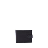 Herrenbrieftasche aus echtem Leder, Made in Italy, 9,5 x 12 x 2 cm