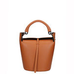 Seraphina Plus Borsa a secchiello da donna Vera pelle 6549-CUOIO Gave Lux