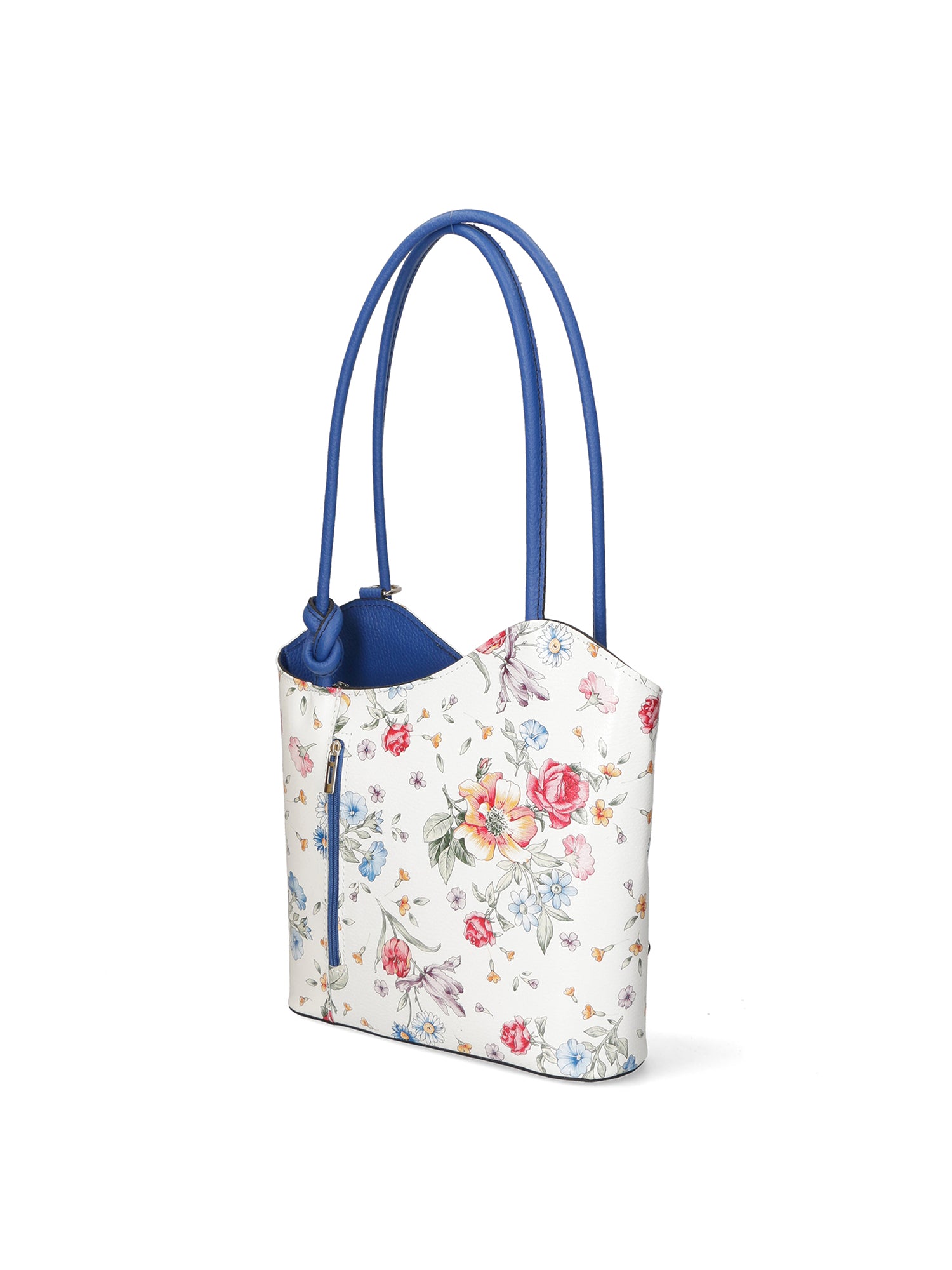 Elsa Borsa a spalla da donna Vera pelle 80056-D22 BLUETTE ROYAL BLU Gave Lux