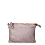 Lucca Borsa a tracolla da donna Vera pelle 1001-D16 GRIGIO Gave Lux