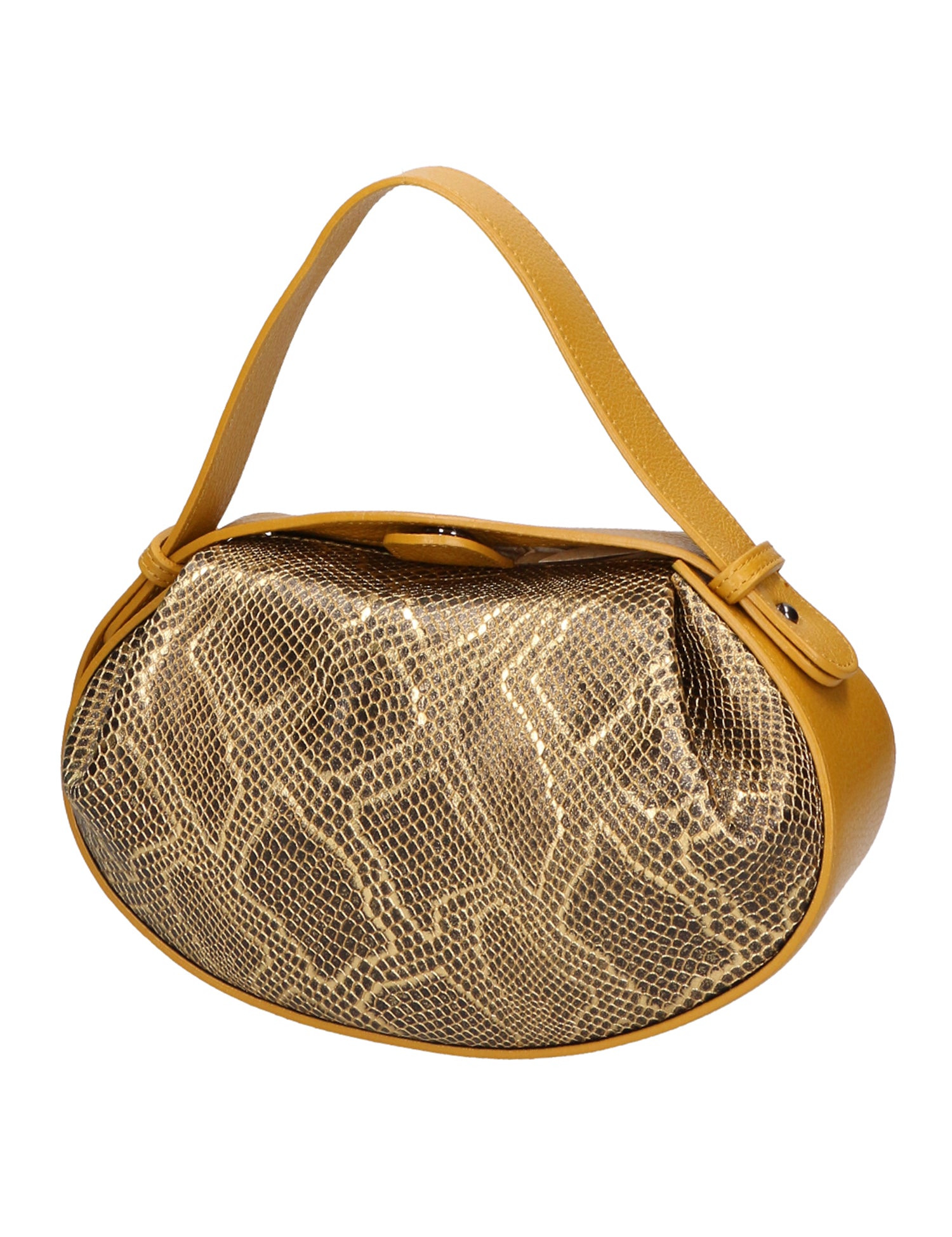 Arizona Borsa a mano da donna Vera pelle 05459-D36 SENAPE L004 ORO Gave Lux