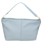 Ginevra Borsa a spalla da donna Vera pelle 05936-S92 CELESTE Gave Lux