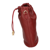 Angela Women's Genuine Leather Hobo Bag Made in Italy 20x16x7 cm