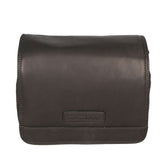 Borsa a tracolla da uomo 100% vera pelle HILB-3201-NERO Hill Burry